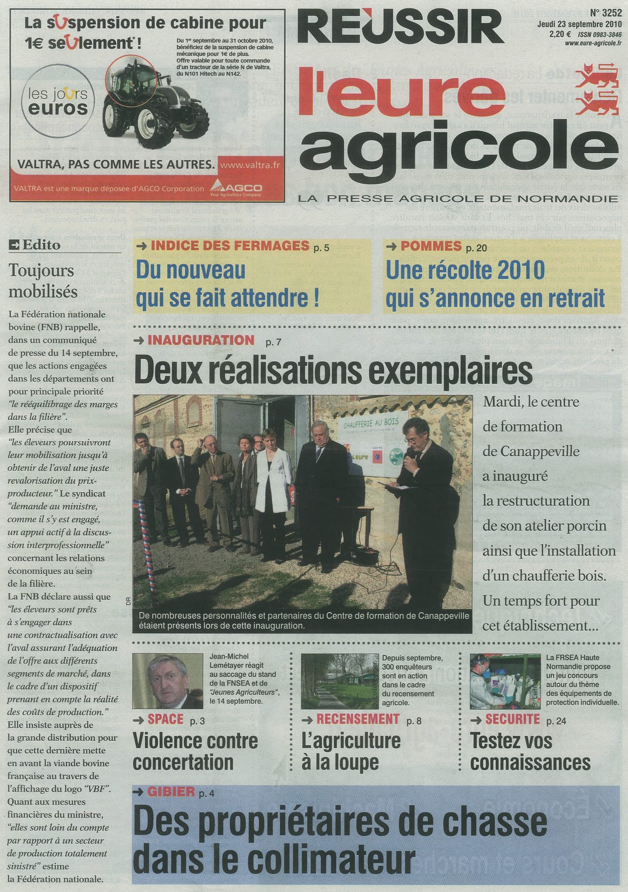 Eure Agricole (23 septembre 2010)